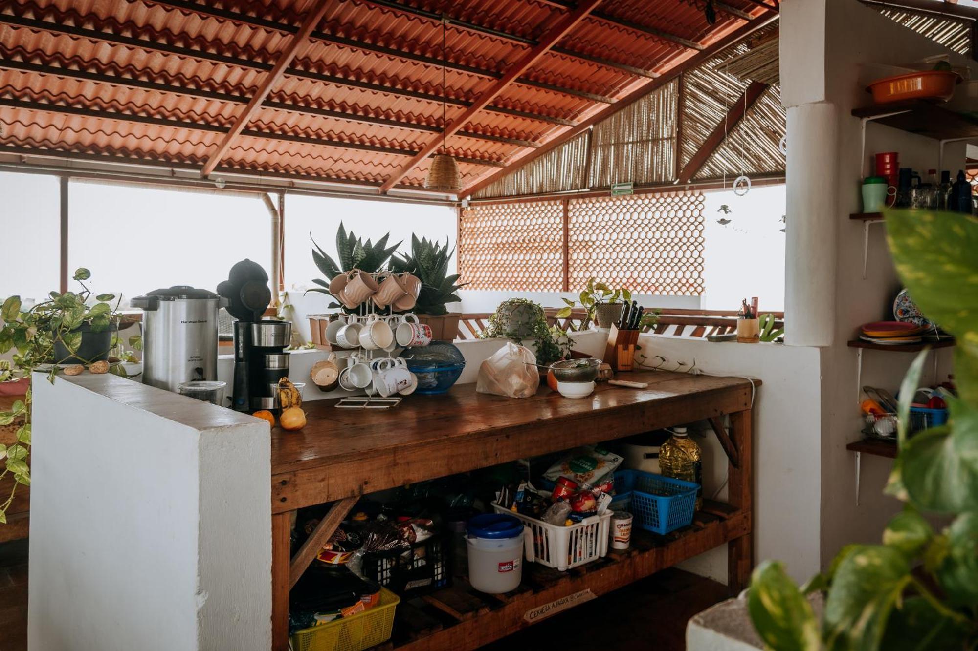 Terraza Puerto Hostel Puerto Escondido  Buitenkant foto